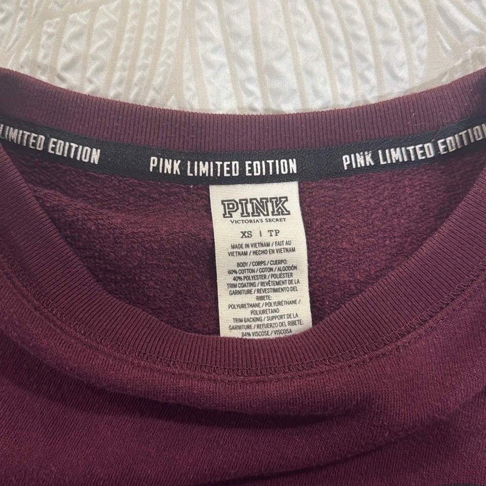 Victoria's Secret Red and Gray Crewneck Sweaters - Picture 3 of 7